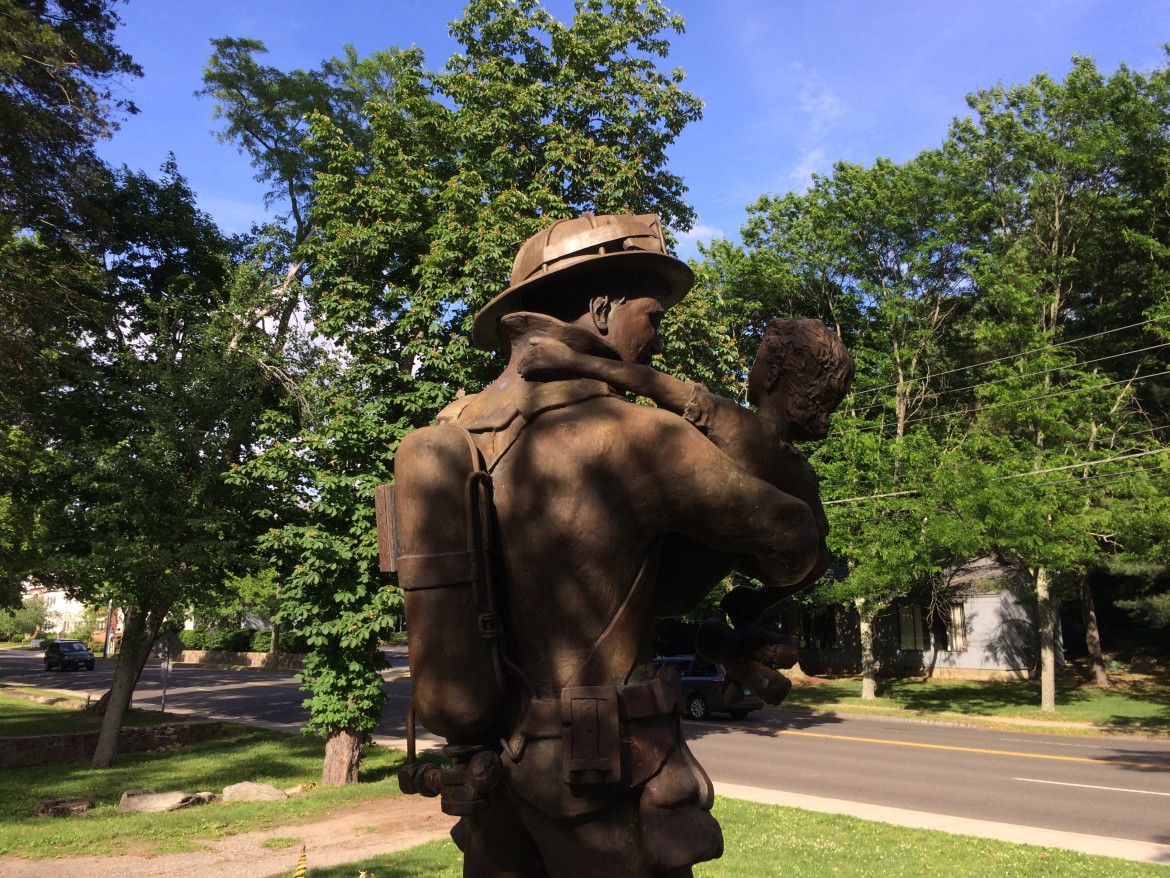 Darien Firefighter Statue