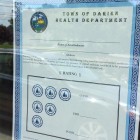 Health Department Ratings Certificate