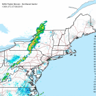 National Weather service radar map for Thursday morning, July 30, 2015