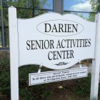 Darien Senior Activities Center sign