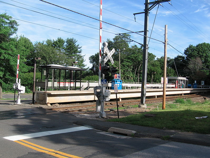 Talmage Hill Railroad Station Crossing
