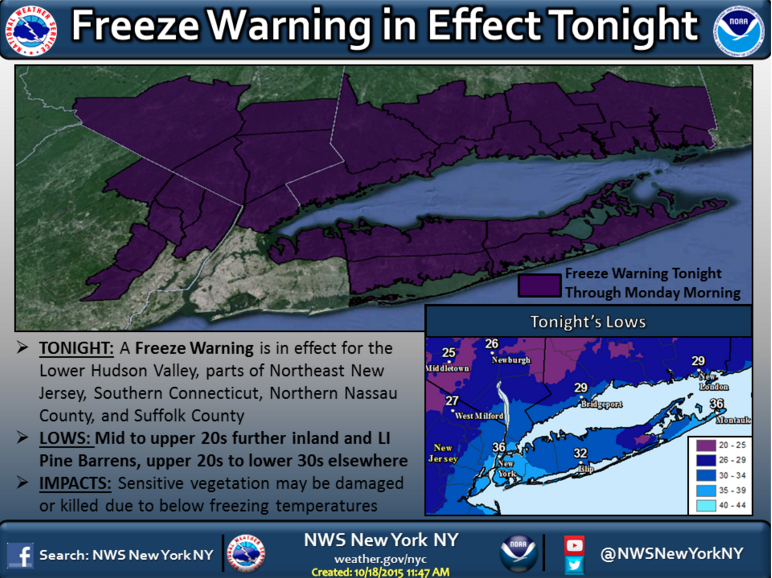 Freeze Warning 10-18-15