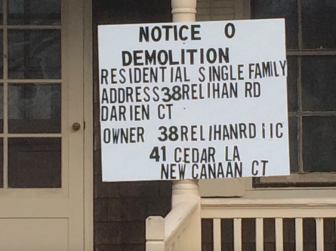Demolition notice for 38 Relihan Road