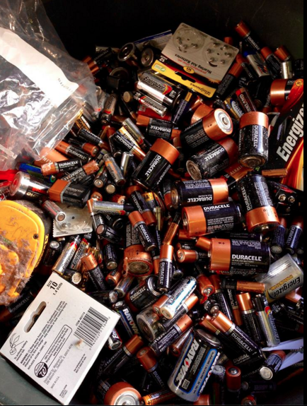 batteries recycling tip
