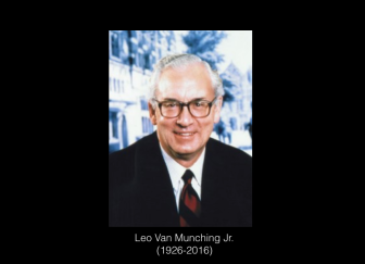 Leo Van Munching obit folo 2-15-16
