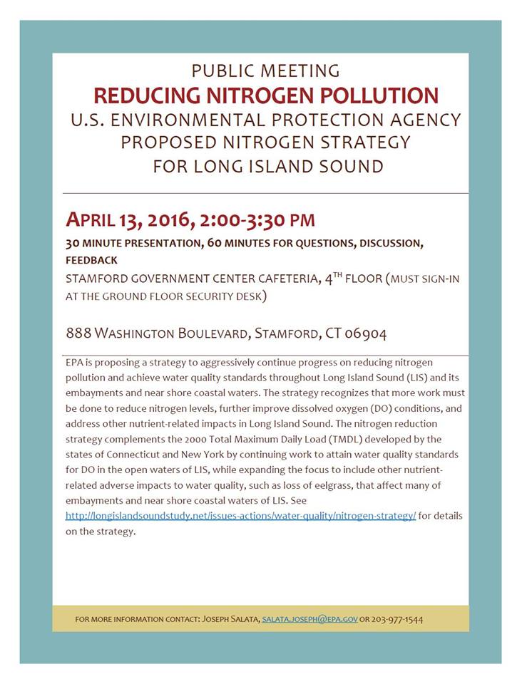 Reducing Nitrogen Pollution 4-4-16