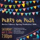 Party on Post Darien Library Spring fundraiser 2016 4-23-16