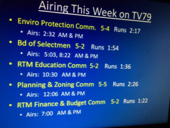 TV79 Schedule starts 5-6 5-7-16
