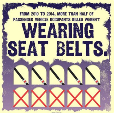 Wearing Seat Belts warning ct sp 5-27-16