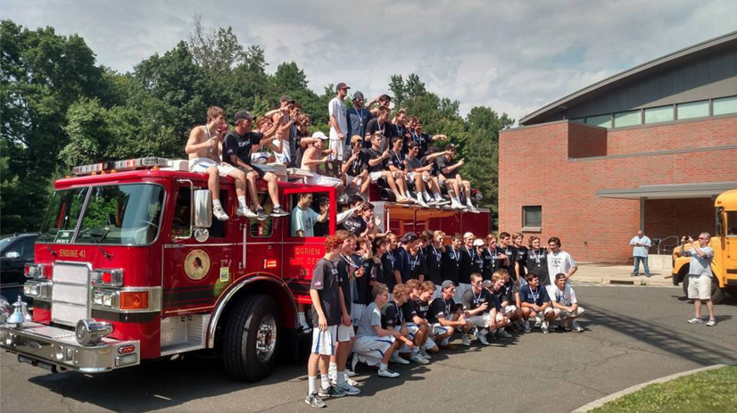 Boys Lacrosse Darien Fire Department 6-12-16