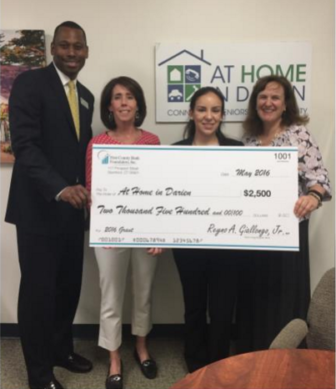 First County Bank gives to At Home in Darien 6-19-16