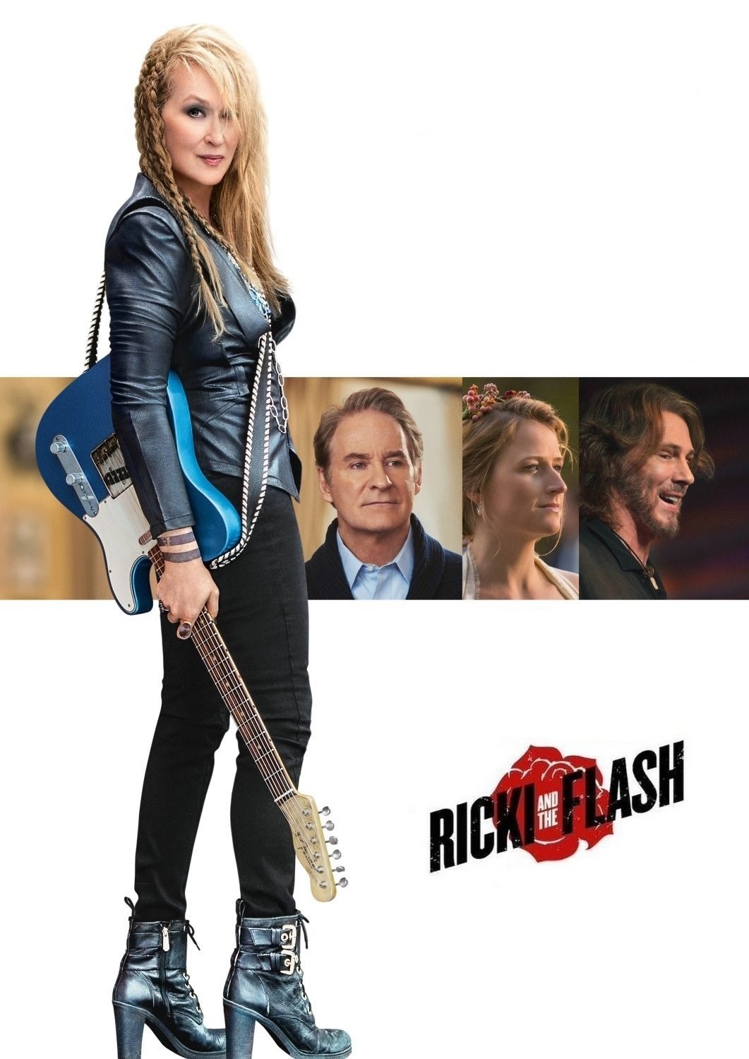 Ricki and the Flash publicity poster Darien Library 6-9-16