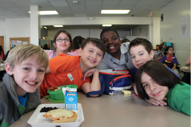 Students School Lunch Greenwich FP photo 8-21-16