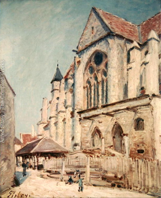 Church at Moret 1893 Alfred Sisley 02-04-17