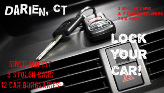 Lock Your Car Darien cops 02-16-17