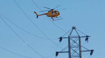 Eversource helicopter transmission line inspection 02-22-17