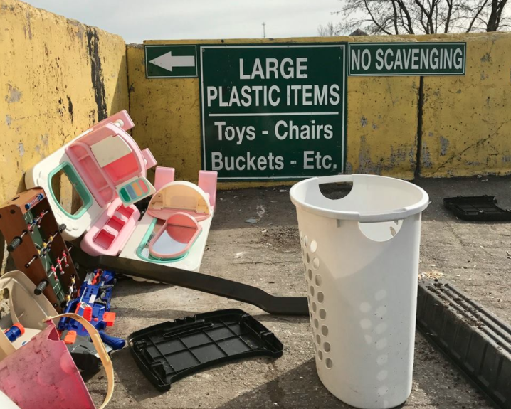 Large Plastic Items Darien Recycling Center 02-24-17