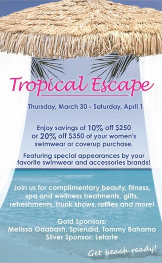 Darien Sport Shop Tropical Escape one 03-18-19