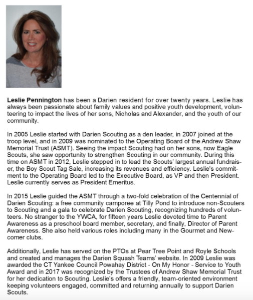 Leslie Pennington Women of Distinction YW 04-05-17