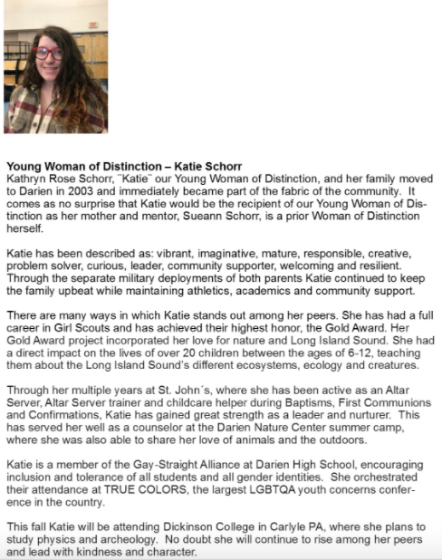 Katie Schorr Women of Distinction 04-05-17