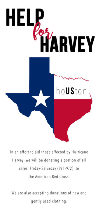 Hurricane Harvey relief Darien Sport Shop 08-31-17