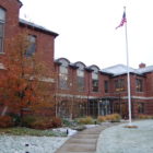 Darien Library General winter snow 10-13-17