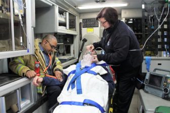 Stamford EMS inside ambulance 12-09-17
