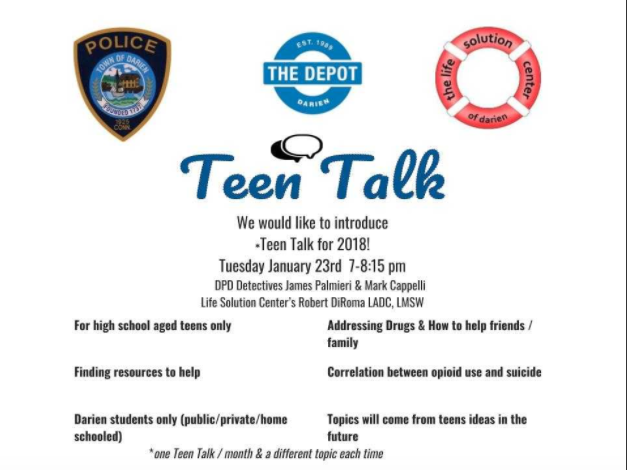 Teen Talk Darien Depot 18-01-23