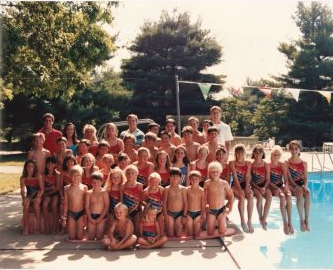 Woodway Swim Team 1980s