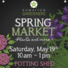 Rowayton Gardeners Spring Market 2018 Rowayton Gardeners Club
