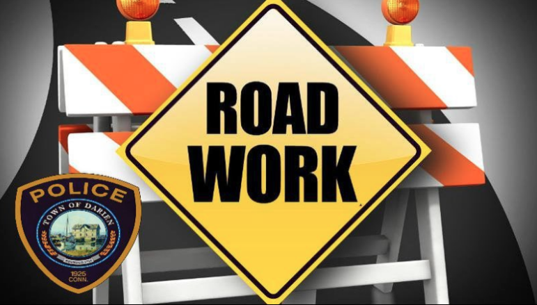 Darien cops issued image Road Work