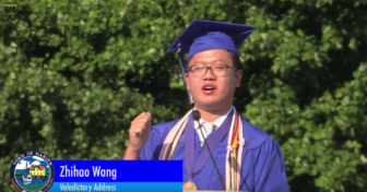 Valedictorian DHS Graduation 2018 Zhihao Alex Wang