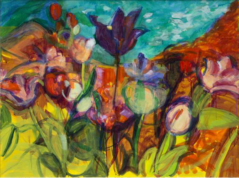 Barbara Hawes painting "Chrystal Garden Hermitage"