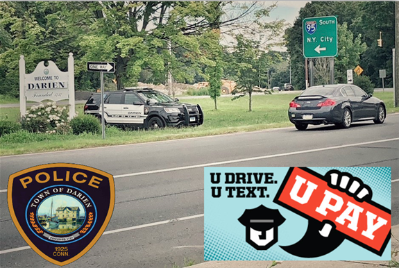 Darien Police Distracted Driving 2018