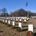 Wreaths Across America wreath laying fundraising