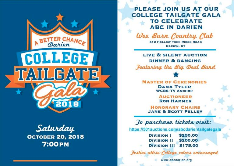 ABC in Darien tailgate gala 2018