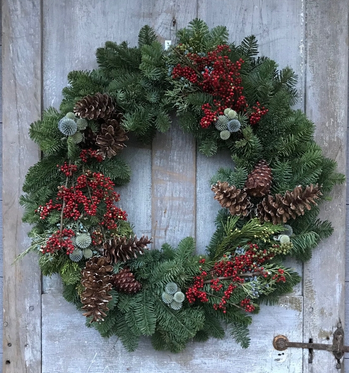 Christmas wreath holiday wreath