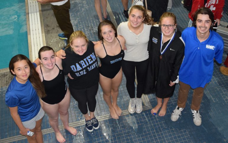 DHS Girls Varsity Dive Team Middletown competition 2018