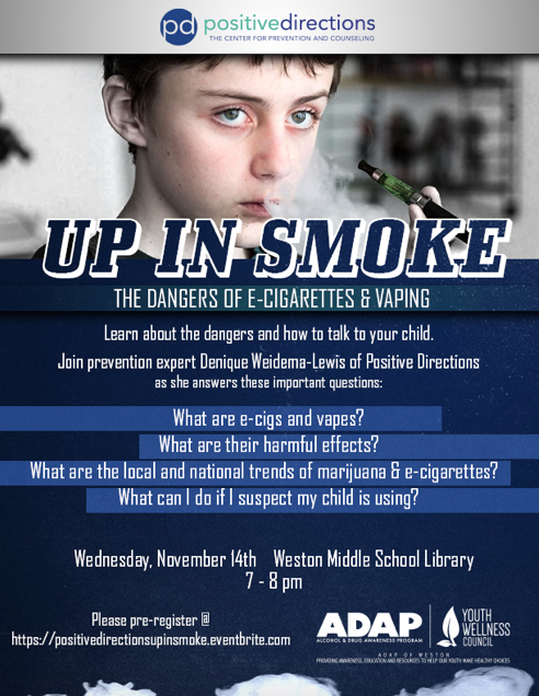 Vaping poster 11-14-18 Weston