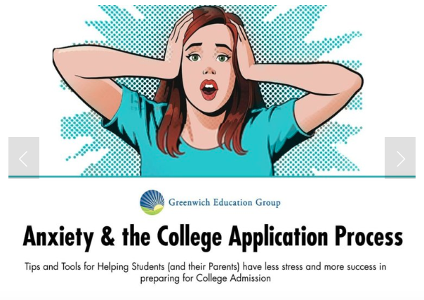 Anxiety and college applications Greenwich Education Group