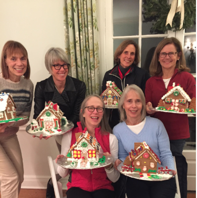 Gingerbread house decorating Darien Community Association 2018