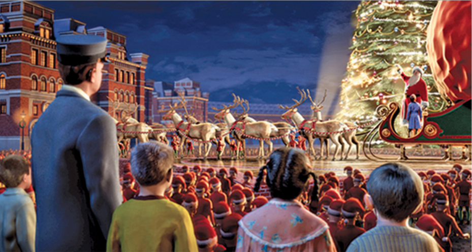 Polar Express movie still Maritime Aquarium