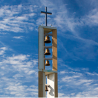 Bell tower at Sacred Heart University square thumbnail