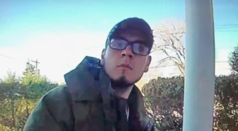 Man wanted by Darien P.D. stealing from porch