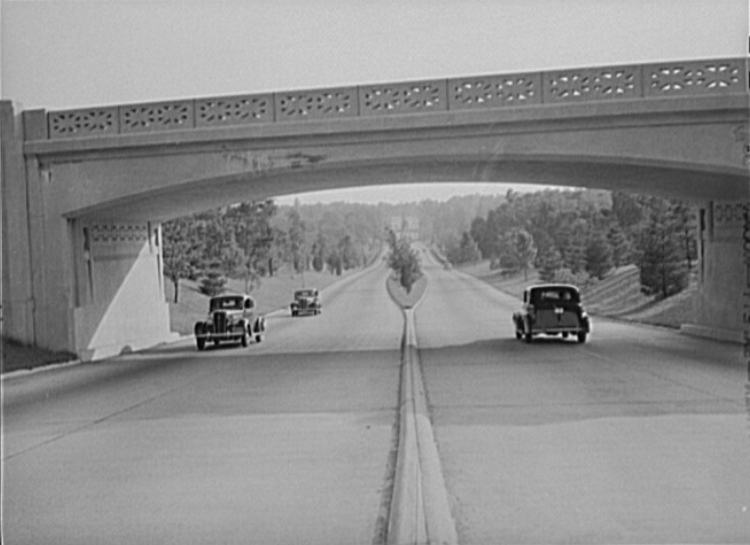Merritt Parkway bridge 1941