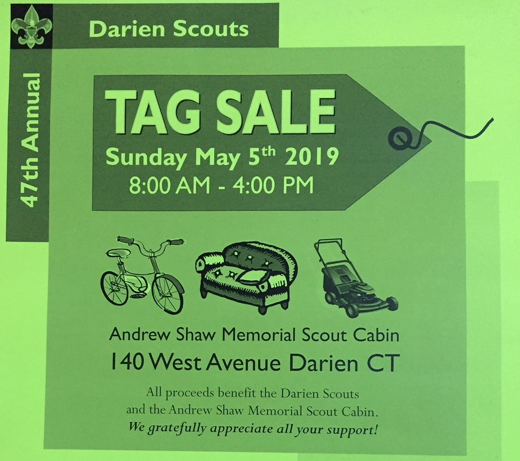 Darien Scout Tag Sale 2019
