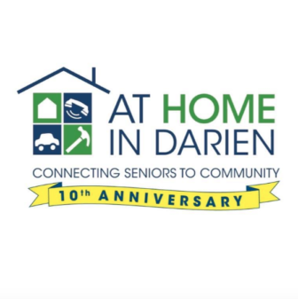 At Home In Darien 10th Anniversary Logo