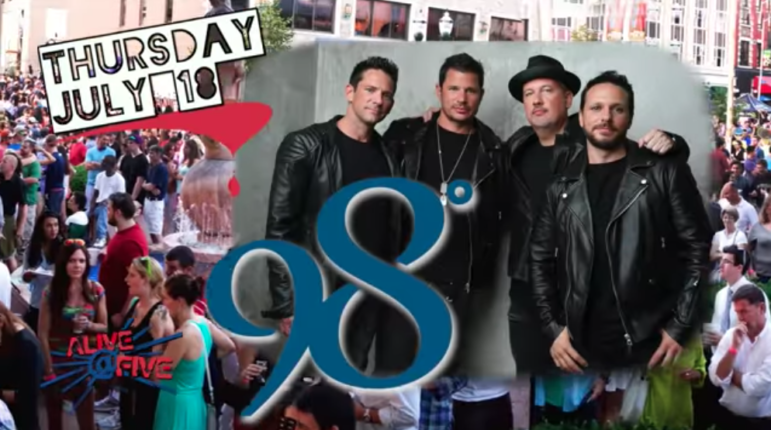 98 Degrees Alive@Five