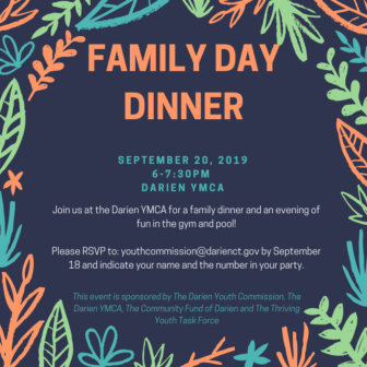 Family Day Dinner poster 2019