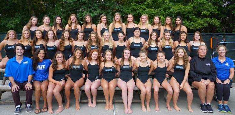 Blue Wave DHS Girls Varsity Swim and Dive Team 2019